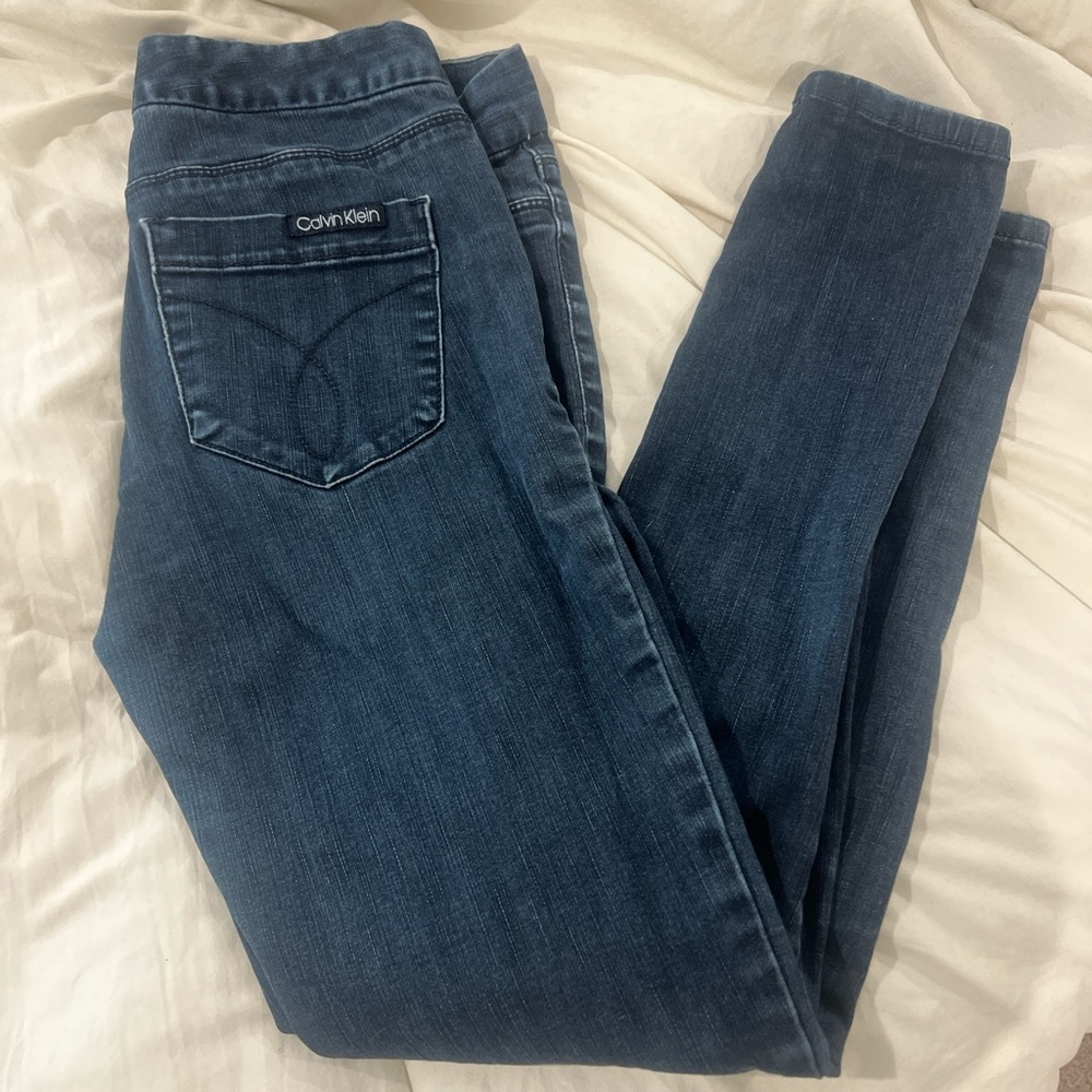 Calvin Klein Blue Skinny Jeans Classic Denim